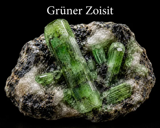 Grüner Zoisit (Anyolit)