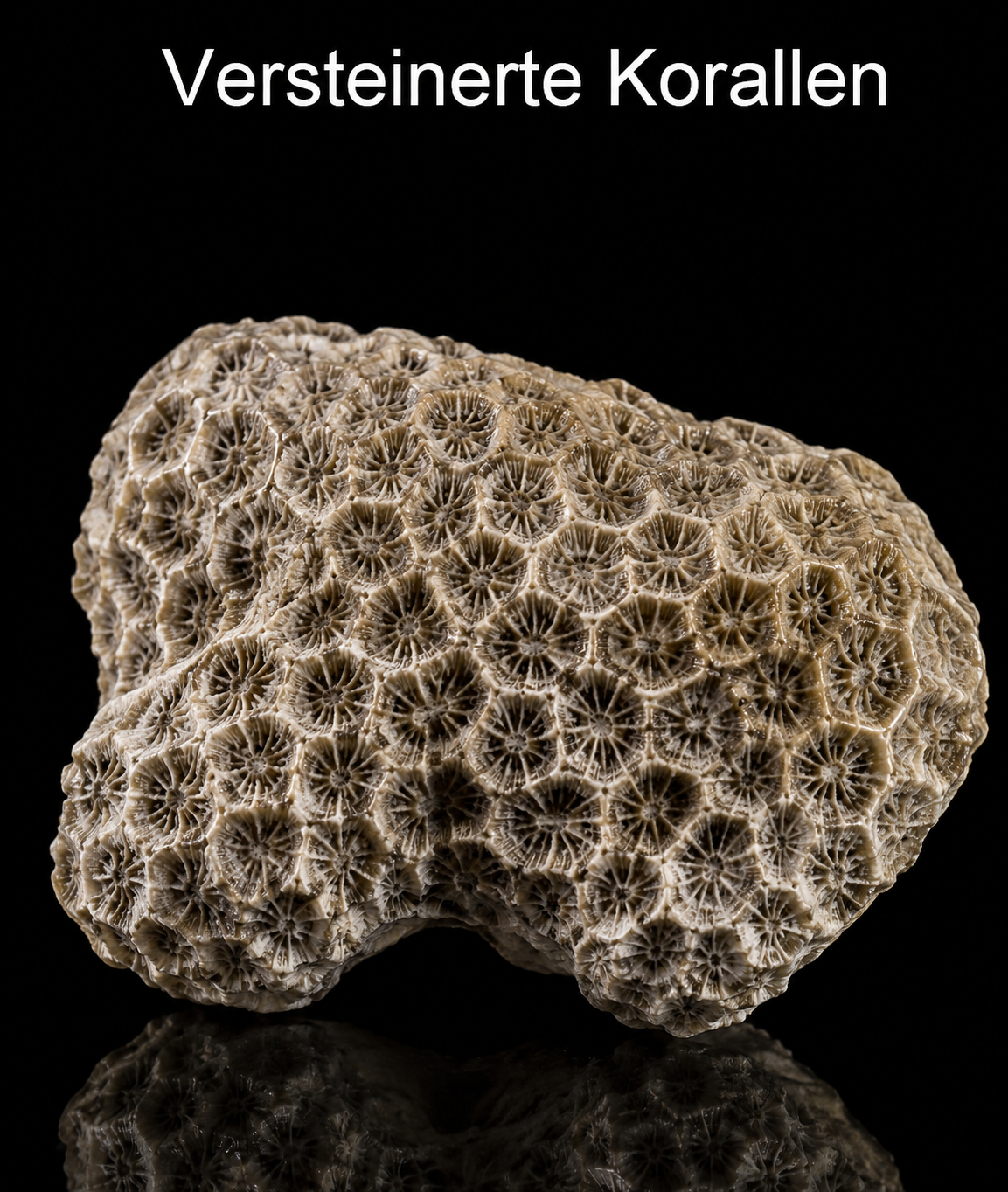 Versteinerte Korallen